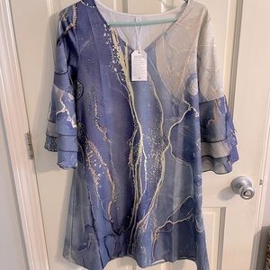 Ocean inspired dress